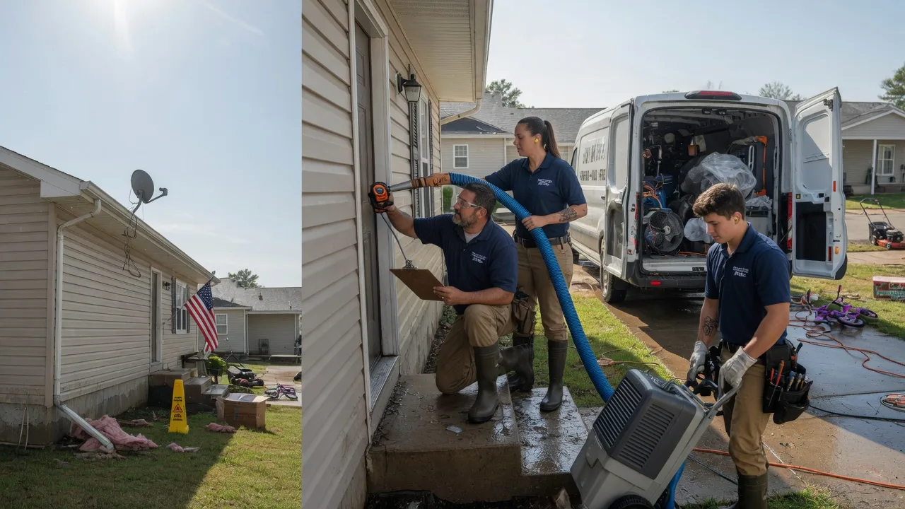 Ceiling Water Damage Restoration in Springfield, ME near me